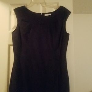 Calvin Klein pinstripe dress
